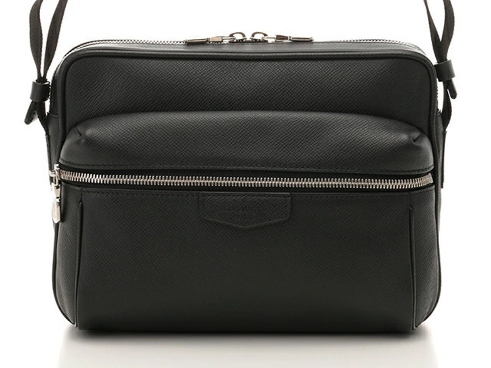 LOUIS VUITTON Shoulder Bag Taiga Leather Outdoor Messenger